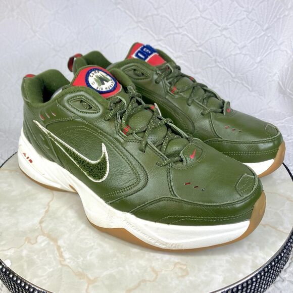 Nike Air Monarch IV Weekend Campout Sneakers Mens 11 Green Athletic Shoes Rare - Picture 2 of 14